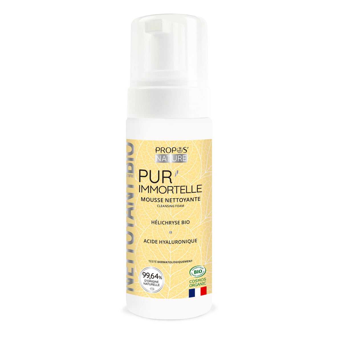 Mousse nettoyante anti-âge Pur'Immortelle Bio