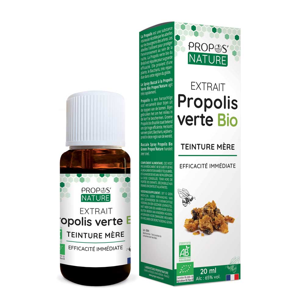 Extrait hydroalcoolique de Propolis verte 