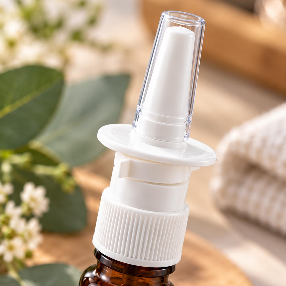 Flacon Estérel en verre avec spray nasal