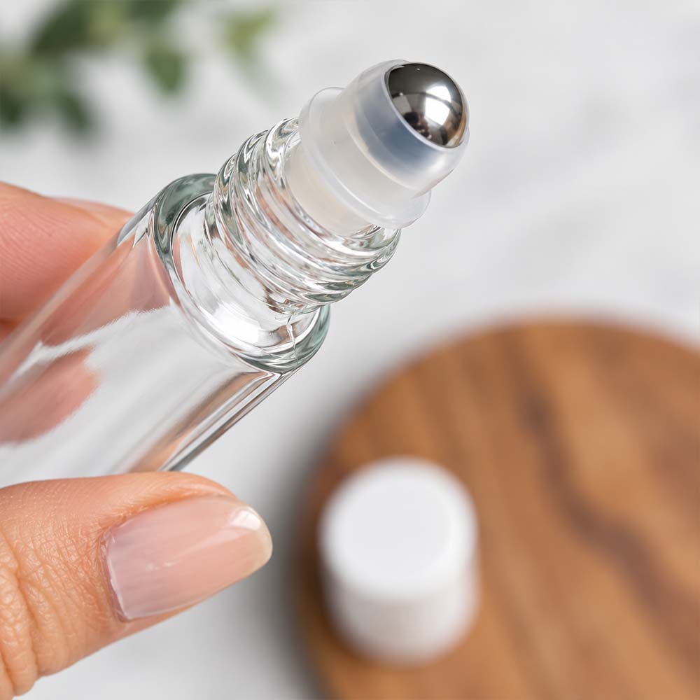 Roll-on en verre et bille inox